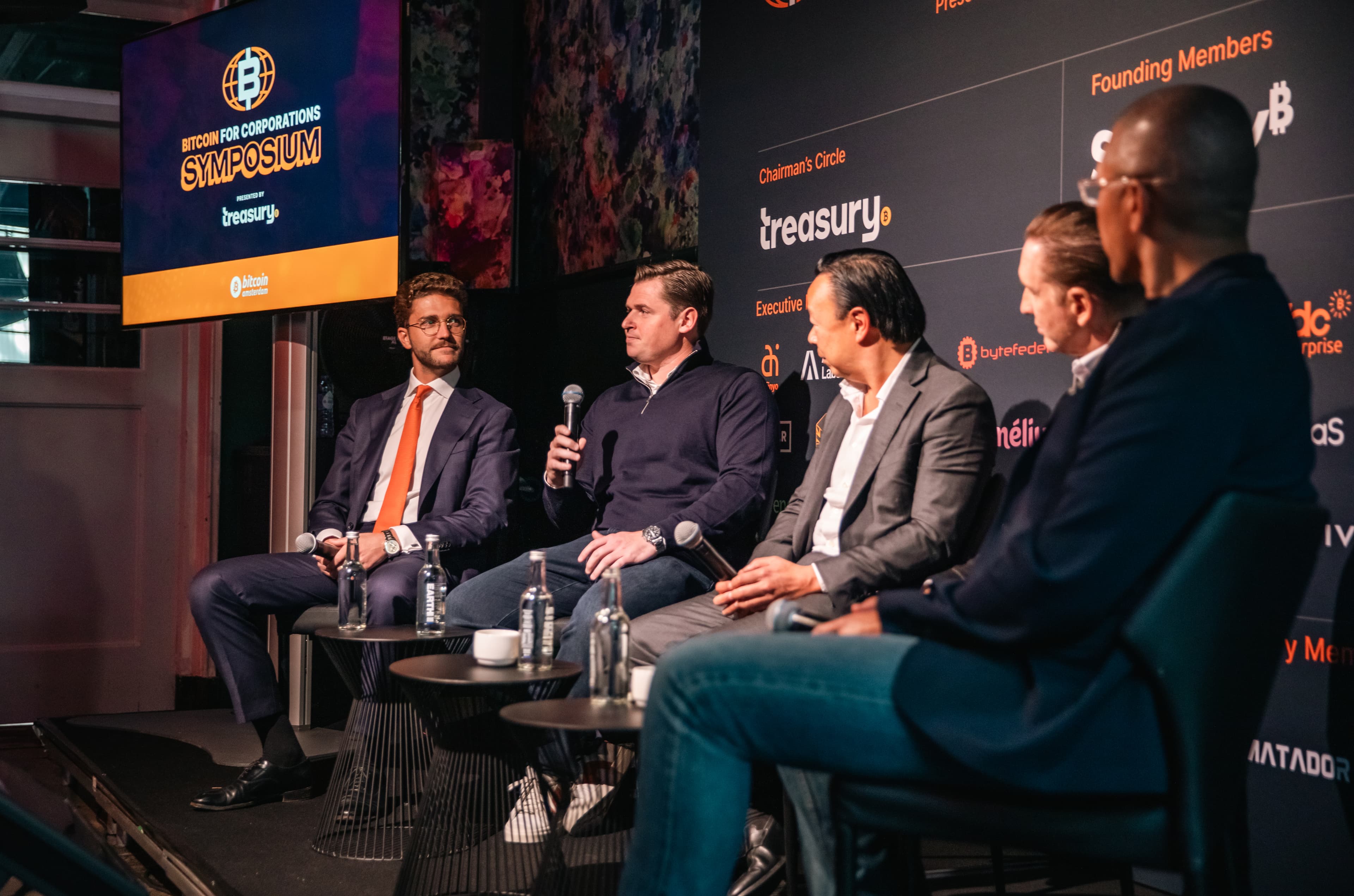 Roundtable discussion at Bitcoin Amsterdam