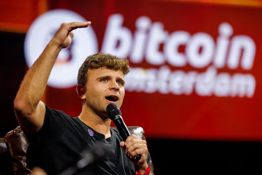 Jack Mallers on stage at Bitcoin Amsterdam