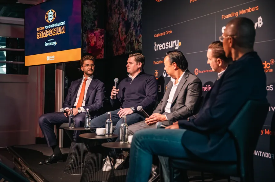 Executive panel at Bitcoin Amsterdam